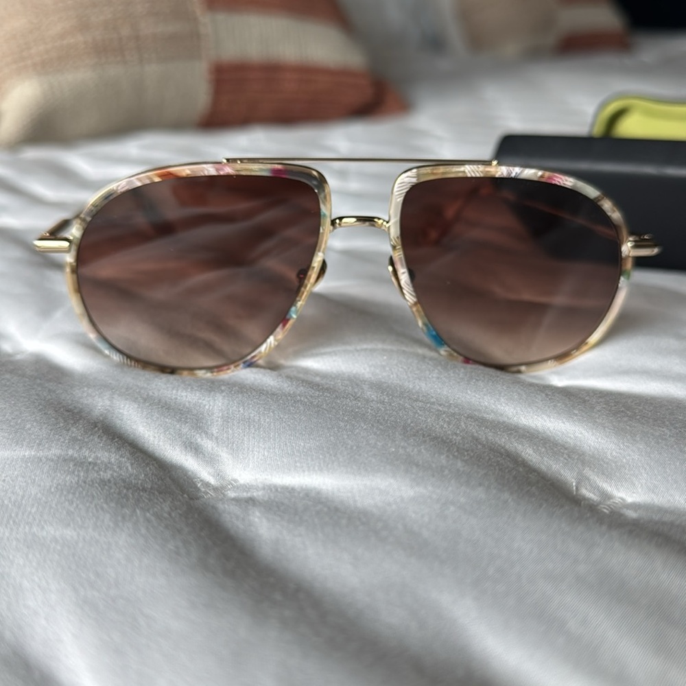 KREWE Felix Multicolor Aviator Sunglasses
